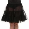 Fun Costumes Adult Black Knee Length Crinoline -Costumes Sales adult black knee length crinoline