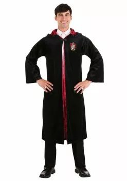 Jerry Leigh Harry Potter Adult Deluxe Gryffindor Robe Costume 13 Jerry Leigh Harry Potter Adult Deluxe Gryffindor Robe Costume -Costumes Sales adult harry potter deluxe gryffindor robe costume