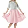 California Costume Collection Adult Pink Poodle Skirt Costume -Costumes Sales adult pink poodle skirt1