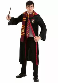 Jerry Leigh Plus Size Harry Potter Hermoine Deluxe Gryffindor Robe For Adults -Costumes Sales adult plus size harry potter hermoine deluxe gryffindor robe 5