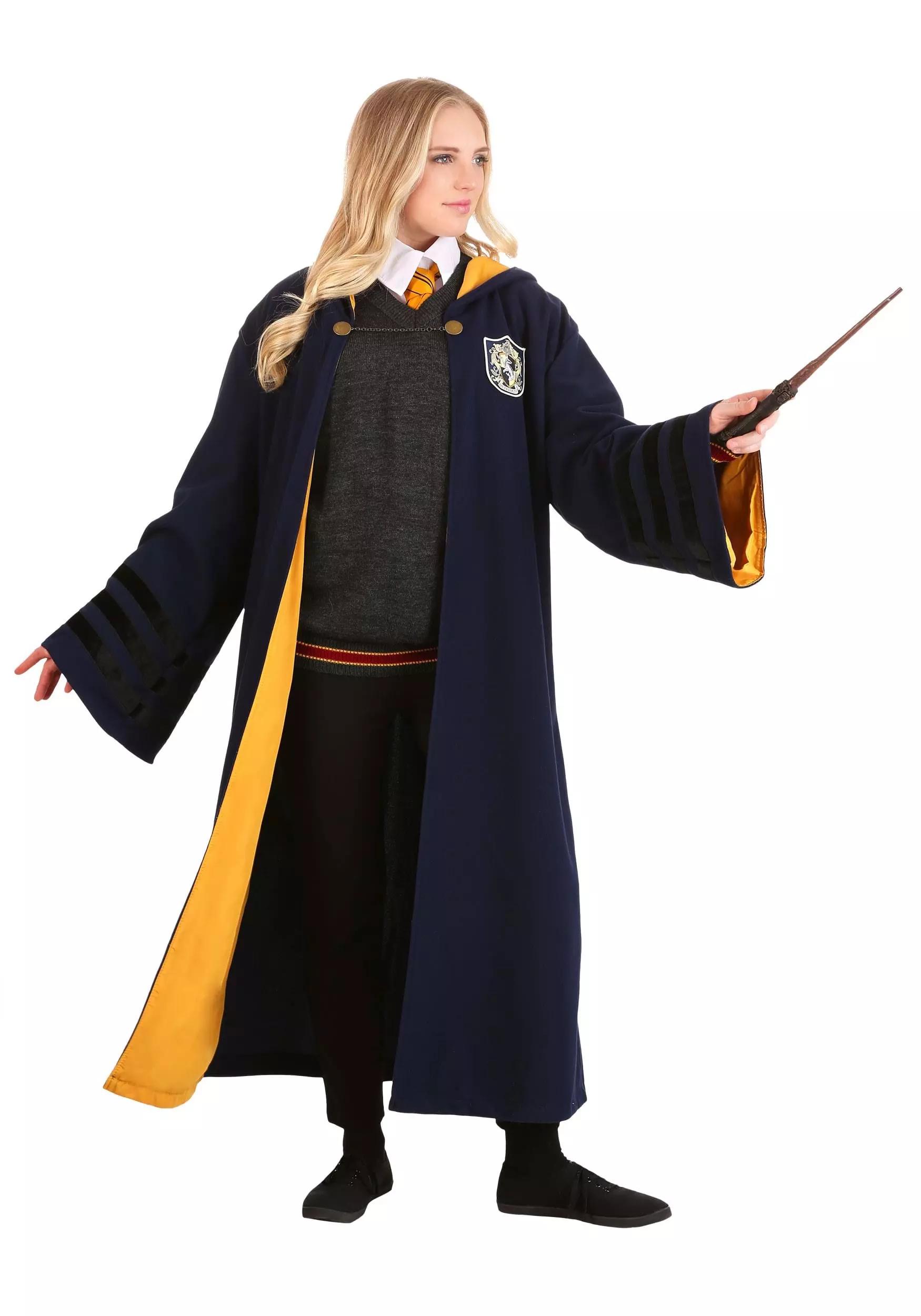 Elope Vintage Harry Potter Hogwarts Hufflepuff Robe 4 Elope Vintage Harry Potter Hogwarts Hufflepuff Robe - Image 2