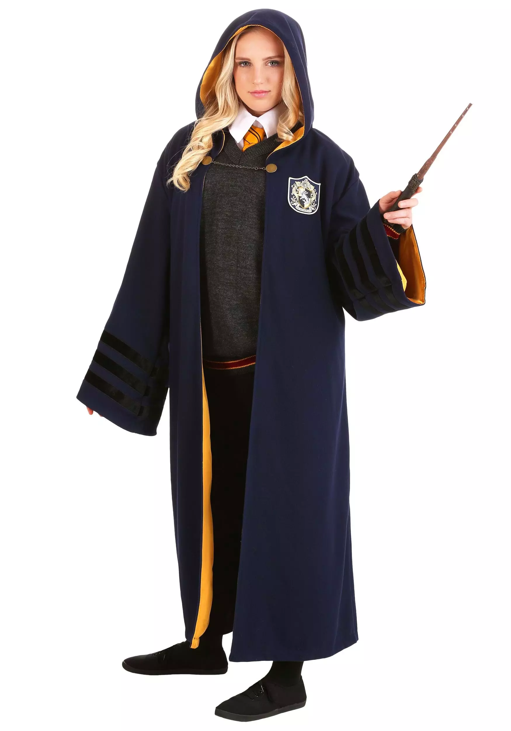 Elope Vintage Harry Potter Hogwarts Hufflepuff Robe 5 Elope Vintage Harry Potter Hogwarts Hufflepuff Robe - Image 3