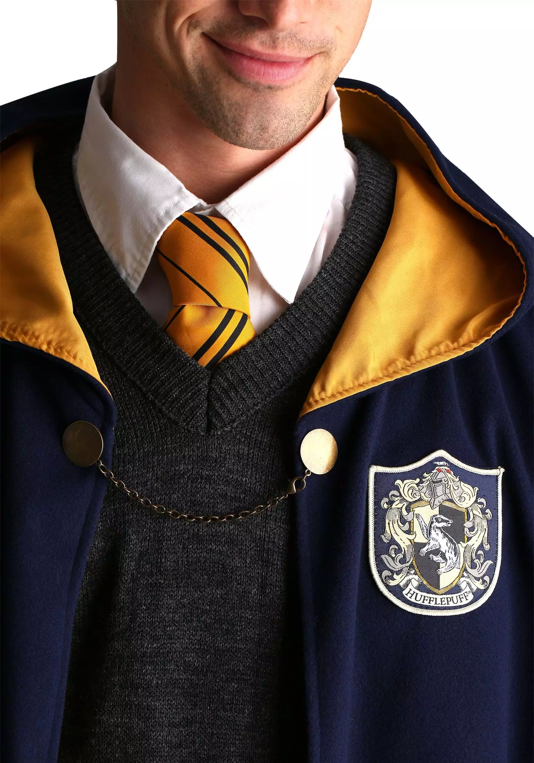 Elope Vintage Harry Potter Hogwarts Hufflepuff Robe 8 Elope Vintage Harry Potter Hogwarts Hufflepuff Robe - Image 6