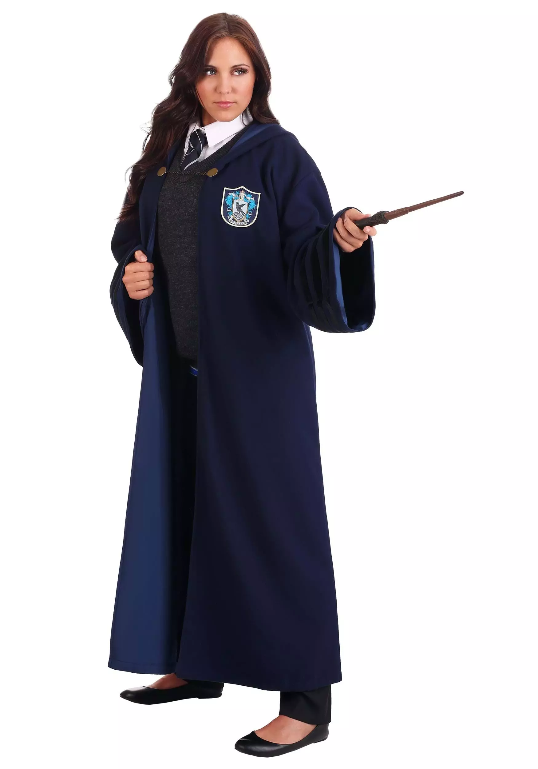 Elope Adult's Vintage Harry Potter Hogwarts Ravenclaw Robe 11 Elope Adult's Vintage Harry Potter Hogwarts Ravenclaw Robe - Image 9