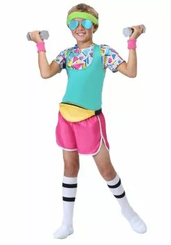 Fun Costumes 80s Work It Out Boy's Costume