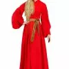 Meisheng Plus Size Buttercup Peasant Dress Costume 2 Meisheng Plus Size Buttercup Peasant Dress Costume -Costumes Sales buttercup peasant dress costume