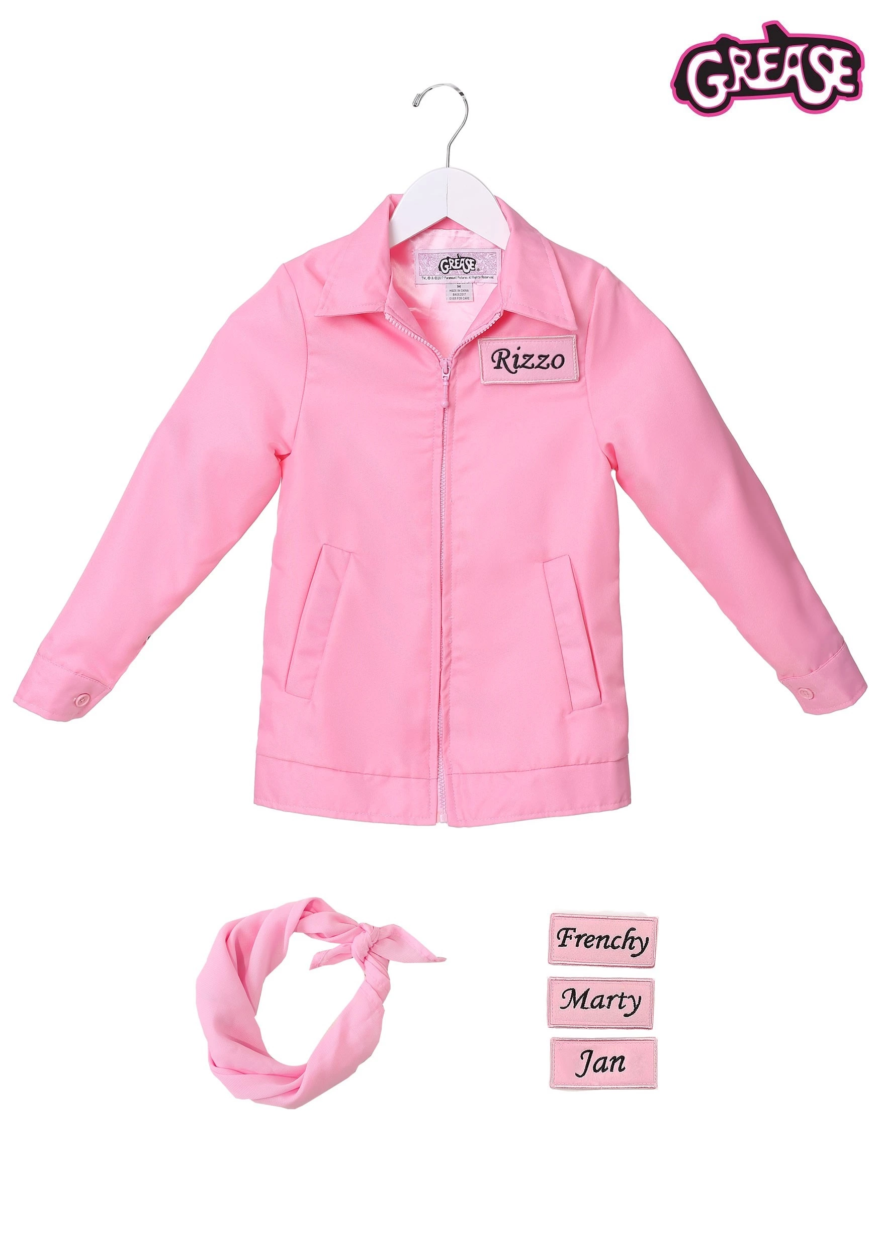 Fun Costumes Child Authentic Pink Ladies Jacket Costume 5 Fun Costumes Child Authentic Pink Ladies Jacket Costume - Image 3