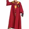 Disguise Kid's Harry Potter Deluxe Gryffindor Quidditch Robe Costume -Costumes Sales childs harry potter deluxe quidditch robe costume