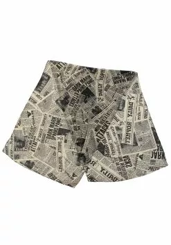 Elope Daily Prophet Newspaper Print White Lightweight Scarf -Costumes Sales daily prophet newspaper print lightweight scarf alt 3