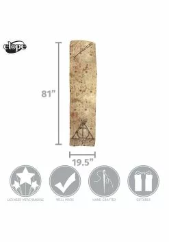 Elope Harry Potter | Deathly Hallows Lightweight Scarf 13 Elope Harry Potter | Deathly Hallows Lightweight Scarf -Costumes Sales deathly hallows lightweight scarf alt 5