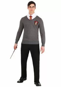 Jerry Leigh Deluxe Harry Potter Costume For Adults -Costumes Sales deluxe harry potter adults costume alt4