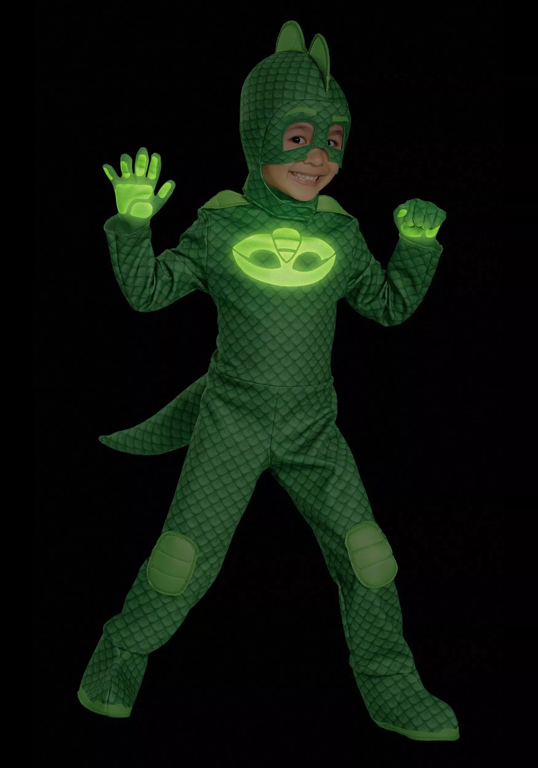 Disguise Deluxe PJ Masks Gekko Costume 5 Disguise Deluxe PJ Masks Gekko Costume - Image 3