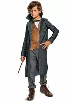 Disguise Fantastic Beasts Kids Deluxe Newt Scamander Costume