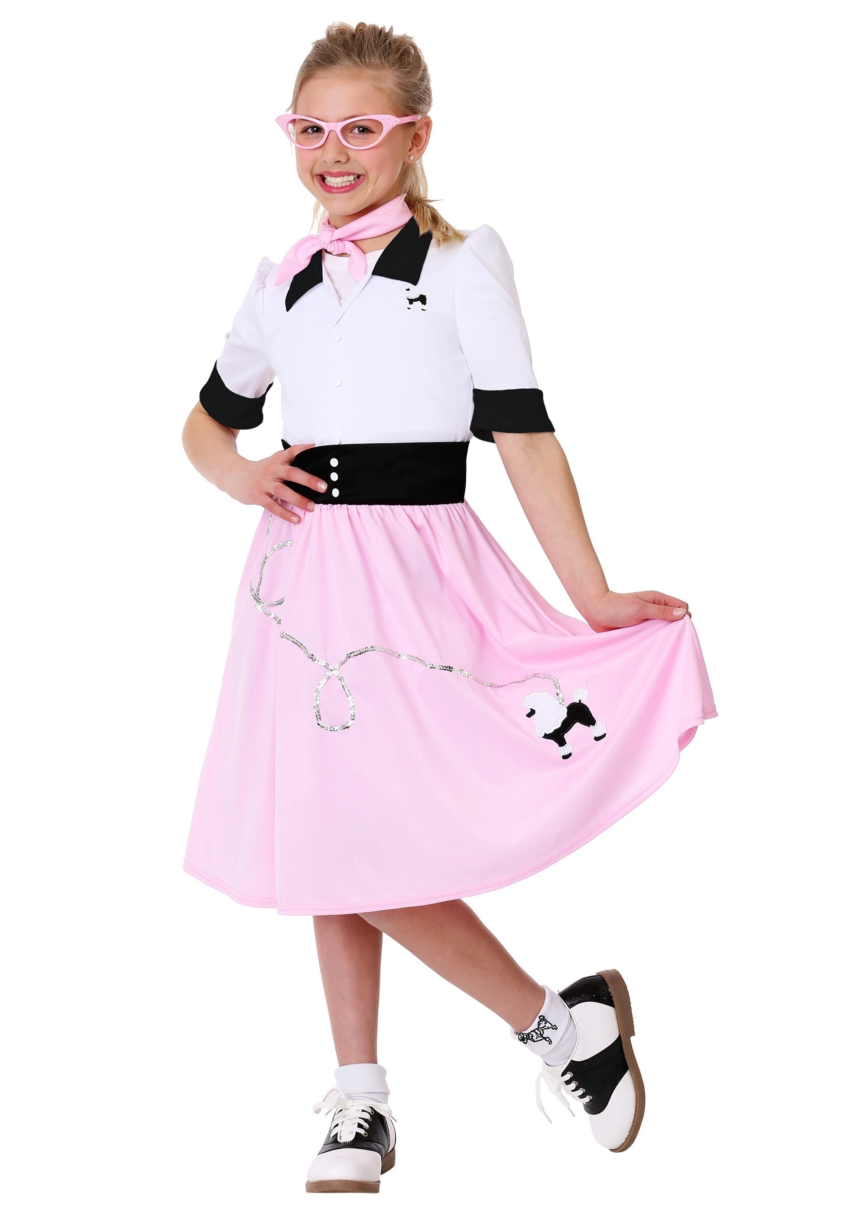 Fun Costumes Sock Hop Sweetheart Costume For Girls 3 Fun Costumes Sock Hop Sweetheart Costume For Girls