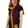 Elope Gryffindor Knit Maroon And Gold Costume Hood