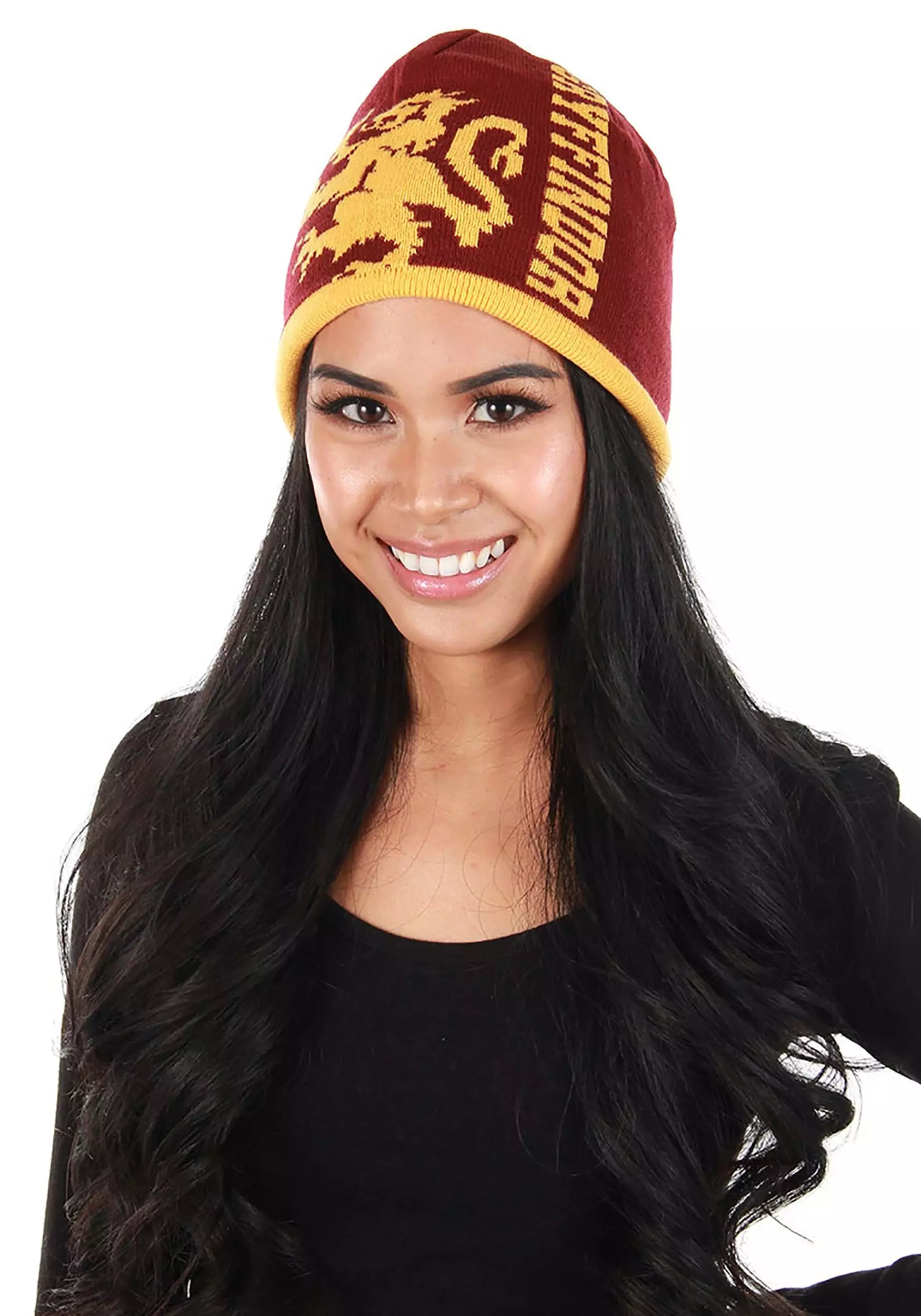 Elope Gryffindor Reversible Warm Knit Beanie 6 Elope Gryffindor Reversible Warm Knit Beanie - Image 4