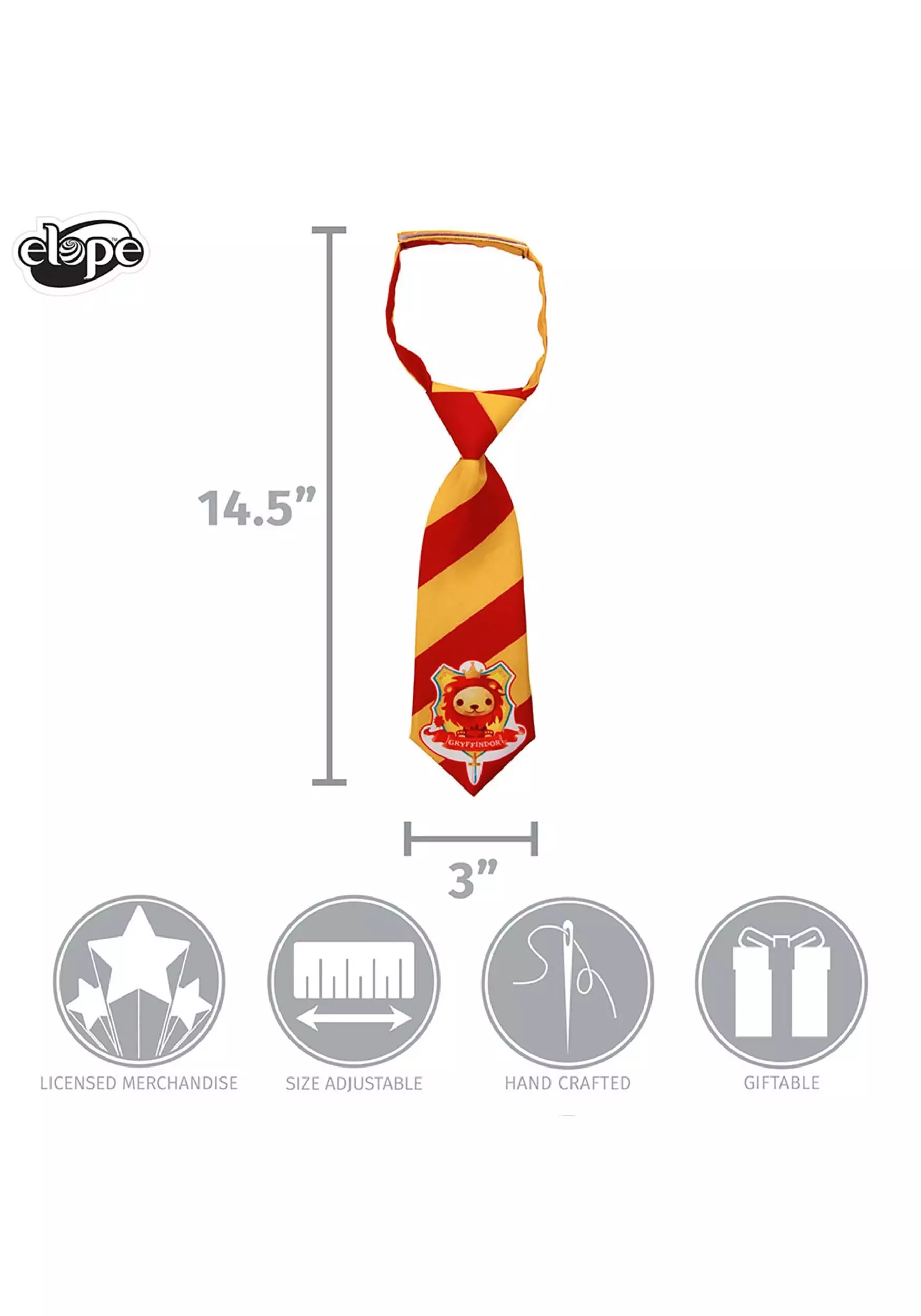 Elope Gryffindor Class Toddler Breakaway Tie 7 Elope Gryffindor Class Toddler Breakaway Tie - Image 5