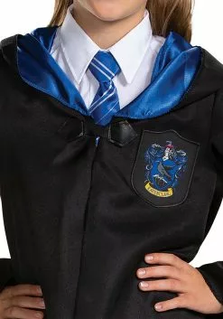 Disguise Harry Potter Classic Ravenclaw Robe Costume For Kids -Costumes Sales harry potter child classic ravenclaw robe costume alt 3