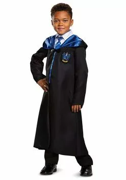 Disguise Harry Potter Classic Ravenclaw Robe Costume For Kids -Costumes Sales harry potter child classic ravenclaw robe costume alt 4