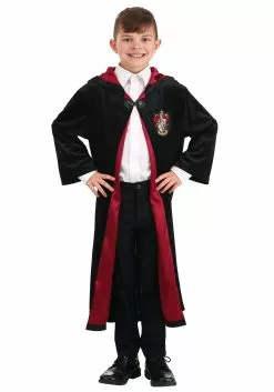 Jerry Leigh Harry Potter Kids Deluxe Gryffindor Robe Costume -Costumes Sales harry potter child deluxe gryffindor robe costume