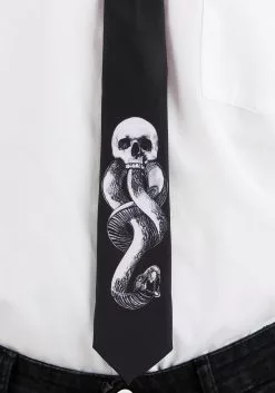 Elope Death Eater Harry Potter Necktie -Costumes Sales harry potter death eater necktie alt 2