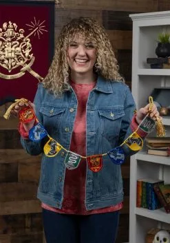 Kurt Adler 30" Harry Potter House Shield Banner Garland