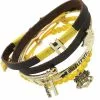 Bioworld Merchandising / Independent Sales Harry Potter Hufflepuff Arm Party Jewelry Bracelet Set -Costumes Sales harry potter hufflepuff arm party bracelet set