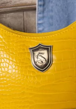 Bioworld Merchandising / Independent Sales Harry Potter Hufflepuff Metal Badge Shoulder Bag -Costumes Sales harry potter hufflepuff metal badge shoulder bag alt 6