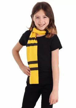 Elope Harry Potter Hufflepuff Printed Scarf -Costumes Sales harry potter hufflepuff printed scarf alt 1