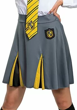 Disguise Harry Potter: Hufflepuff Adult Skirt -Costumes Sales harry potter hufflepuff skirt for adults alt 2 upd