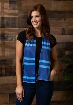 Elope Harry Potter: Ravenclaw Printed Scarf -Costumes Sales harry potter ravenclaw printed scarf alt 3