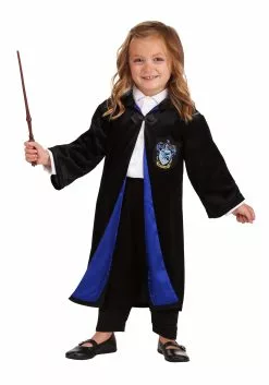 Jerry Leigh Harry Potter Kids Deluxe Ravenclaw Robe Costume -Costumes Sales harry potter toddler deluxe ravenclaw robe2
