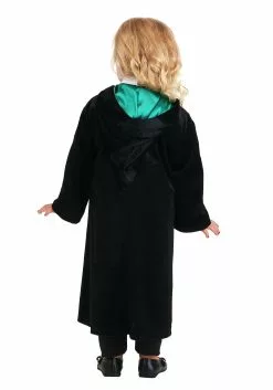 Jerry Leigh Kids Harry Potter Deluxe Slytherin Robe Costume -Costumes Sales harry potter toddler deluxe slytherin robe alt 3
