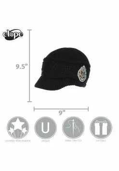 Elope Knit Brim Cap Hogwarts -Costumes Sales hogwarts knit brim cap alt 3