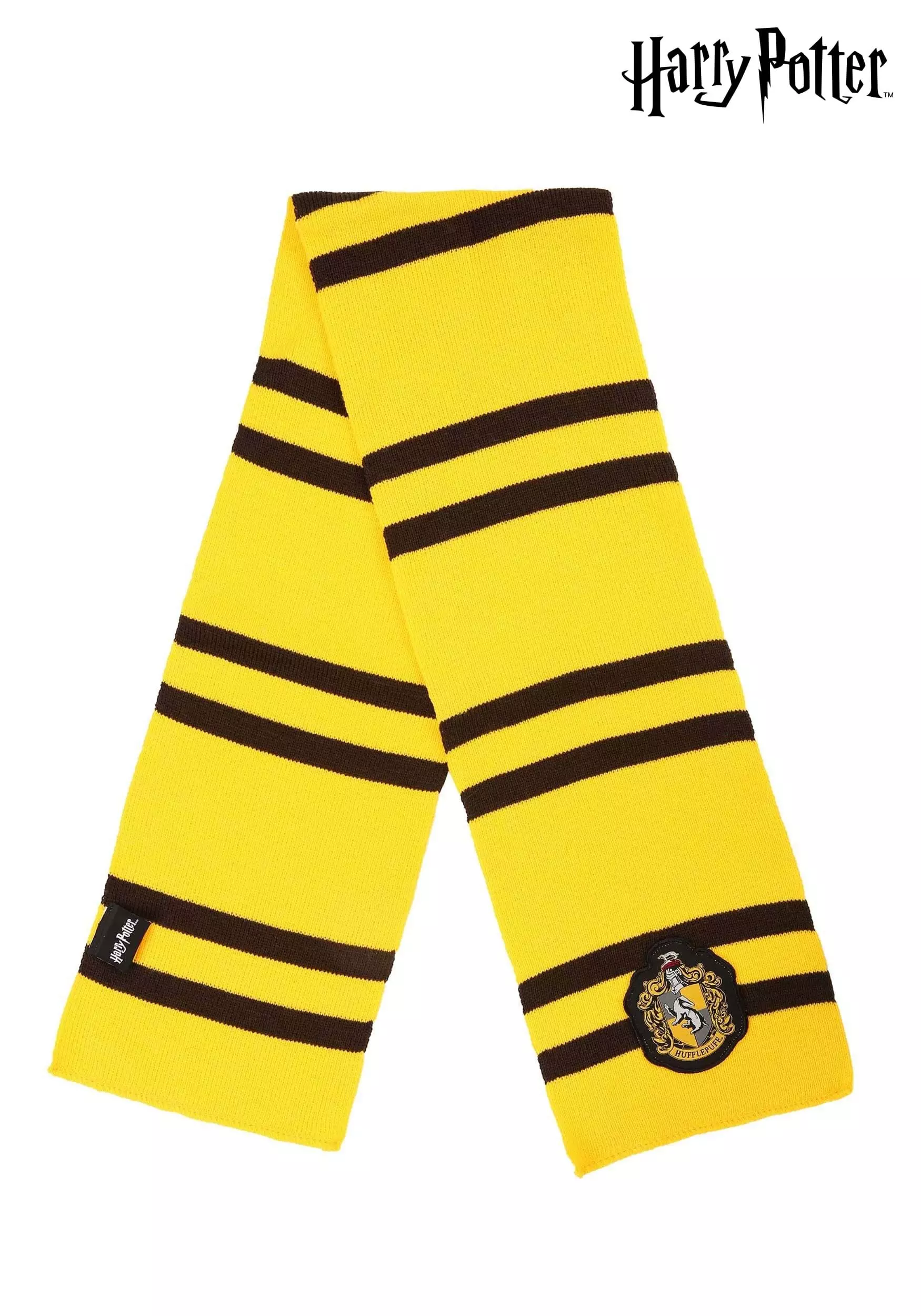 Elope Harry Potter Deluxe Hufflepuff Knit Scarf 3 Elope Harry Potter Deluxe Hufflepuff Knit Scarf