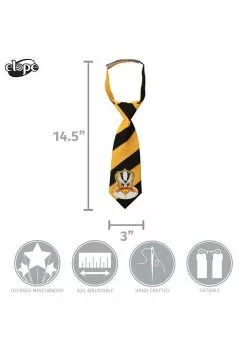 Elope Hufflepuff Crest Toddler Breakaway Tie -Costumes Sales hufflepuff toddler tie alt 4