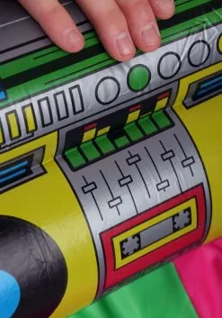 Partytime Costume & Lingerie (Yiwu) Factory Inflatable 80s Accessory Boombox -Costumes Sales inflatable 80s boombox alt 2