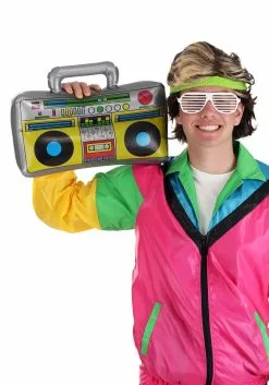 Partytime Costume & Lingerie (Yiwu) Factory Inflatable 80s Accessory Boombox