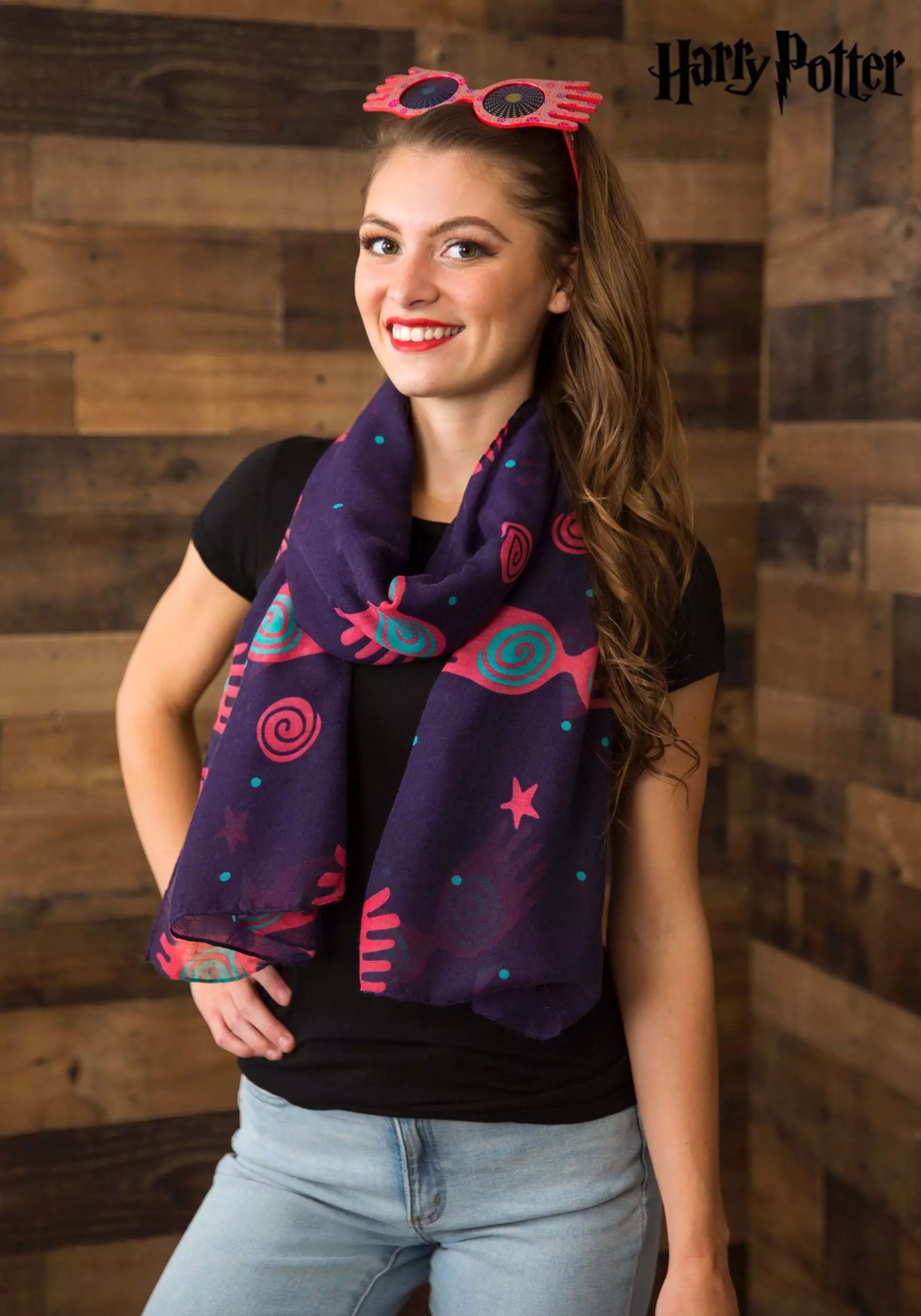 Elope Luna Lovegood Spectrespecs Purple Lightweight Scarf 3 Elope Luna Lovegood Spectrespecs Purple Lightweight Scarf