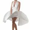 California Costume Collection Marilyn Monroe Deluxe White Halter Dress Costume -Costumes Sales marilyn monroe deluxe white halter dress