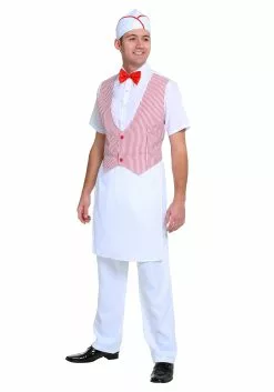 Shangai Jianwuyi Industrial & Commercial Ltd. Adult 50s Car Hop Costume 7 Shangai Jianwuyi Industrial & Commercial Ltd. Adult 50s Car Hop Costume -Costumes Sales mens 50s car hop costume 2
