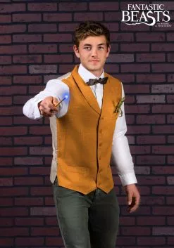 Haizhilan Garment CO., LTD Newt Scamander Vest And Tie For Men