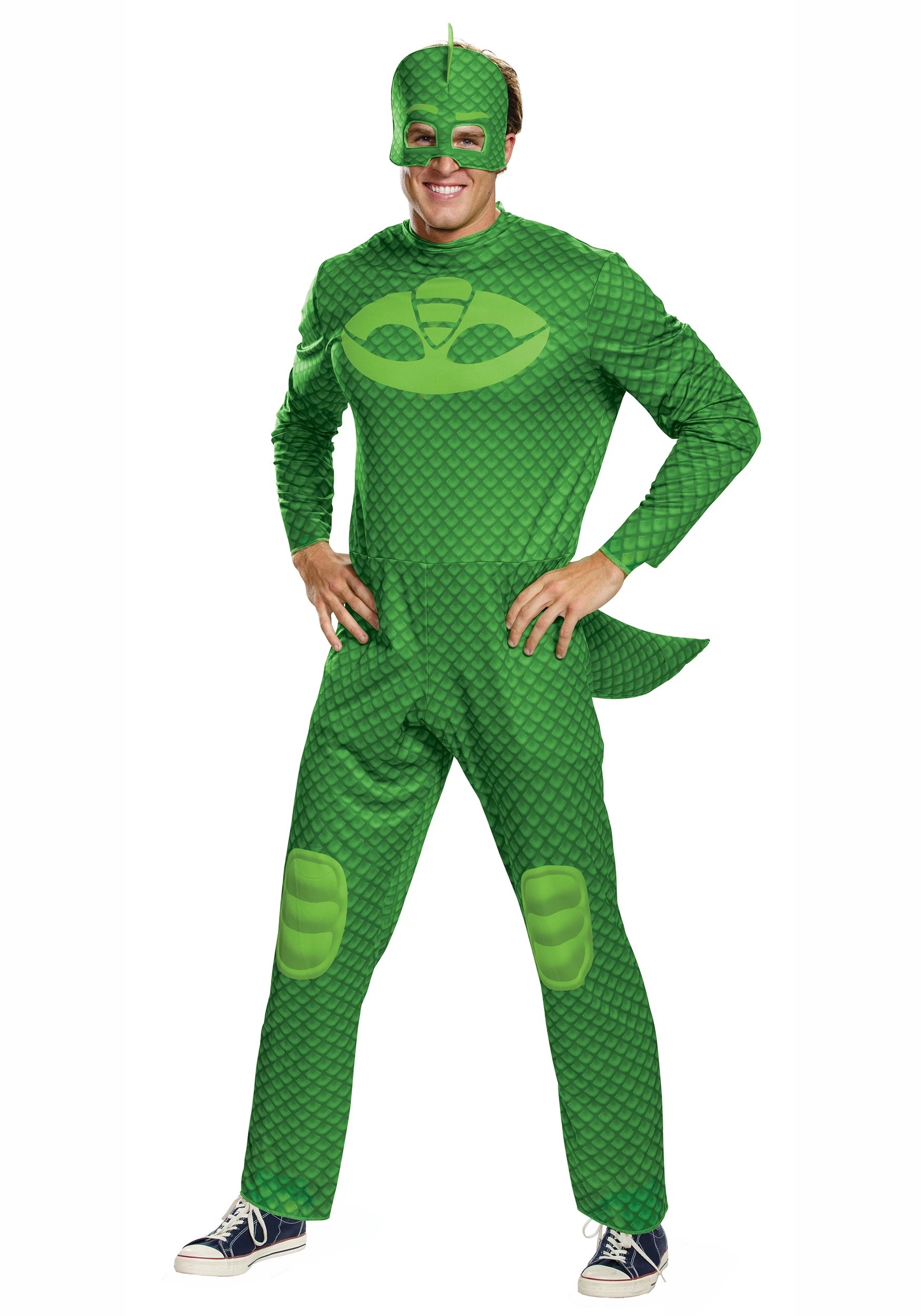 Disguise PJ Masks Adult Gekko Classic Costume 3 Disguise PJ Masks Adult Gekko Classic Costume