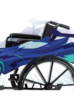 Disguise Adaptive PJ Masks Cat Car Wheelchair Cover -Costumes Sales pj masks cat car adaptive wheelchair cover alt 2