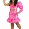 Fun Costumes Women's 80s Pink Pop Star Plus Size Costume -Costumes Sales plus size 80s pink pop star costume