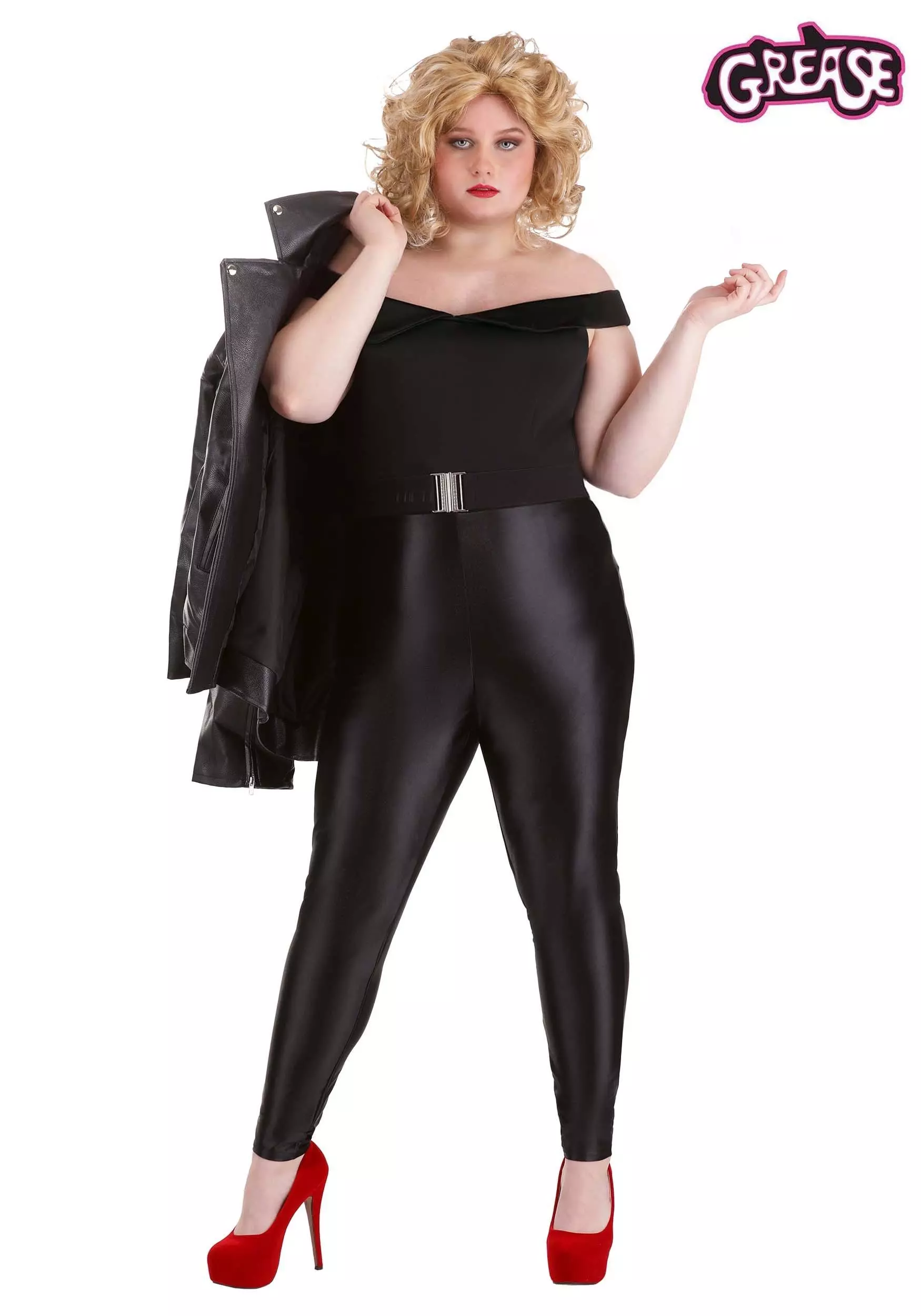 Fun Costumes Plus Size Women's Deluxe Grease Bad Sandy Costume 3 Fun Costumes Plus Size Women's Deluxe Grease Bad Sandy Costume