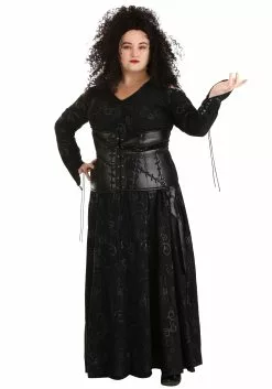 Jerry Leigh Deluxe Harry Potter Bellatrix Plus Size Womens Costume 13 Jerry Leigh Deluxe Harry Potter Bellatrix Plus Size Womens Costume -Costumes Sales plus size deluxe harry potter bellatrix costume alt 2
