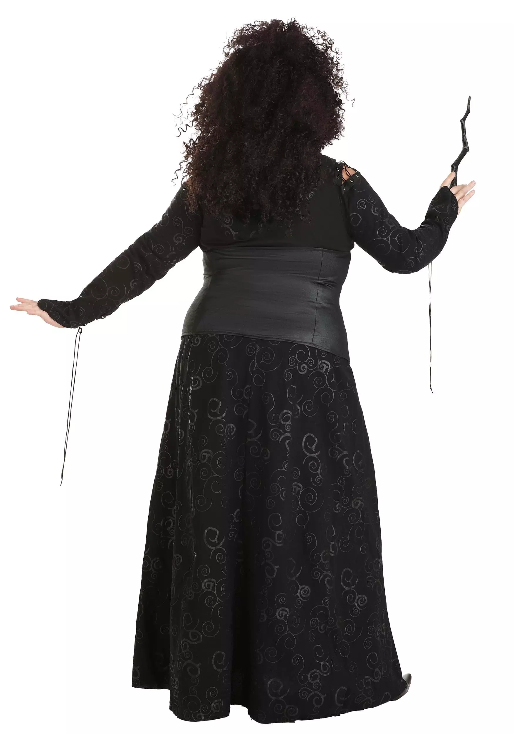 Jerry Leigh Deluxe Harry Potter Bellatrix Plus Size Womens Costume 6 Jerry Leigh Deluxe Harry Potter Bellatrix Plus Size Womens Costume - Image 4