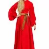 Meisheng Women's Princess Bride Buttercup Peasant Dress Costume 1 Meisheng Women's Princess Bride Buttercup Peasant Dress Costume -Costumes Sales princess bride buttercup red dress costume