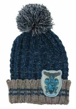 Elope Ravenclaw Heathered Warm Pom Beanie -Costumes Sales ravenclaw heathered pom beanie alt 2